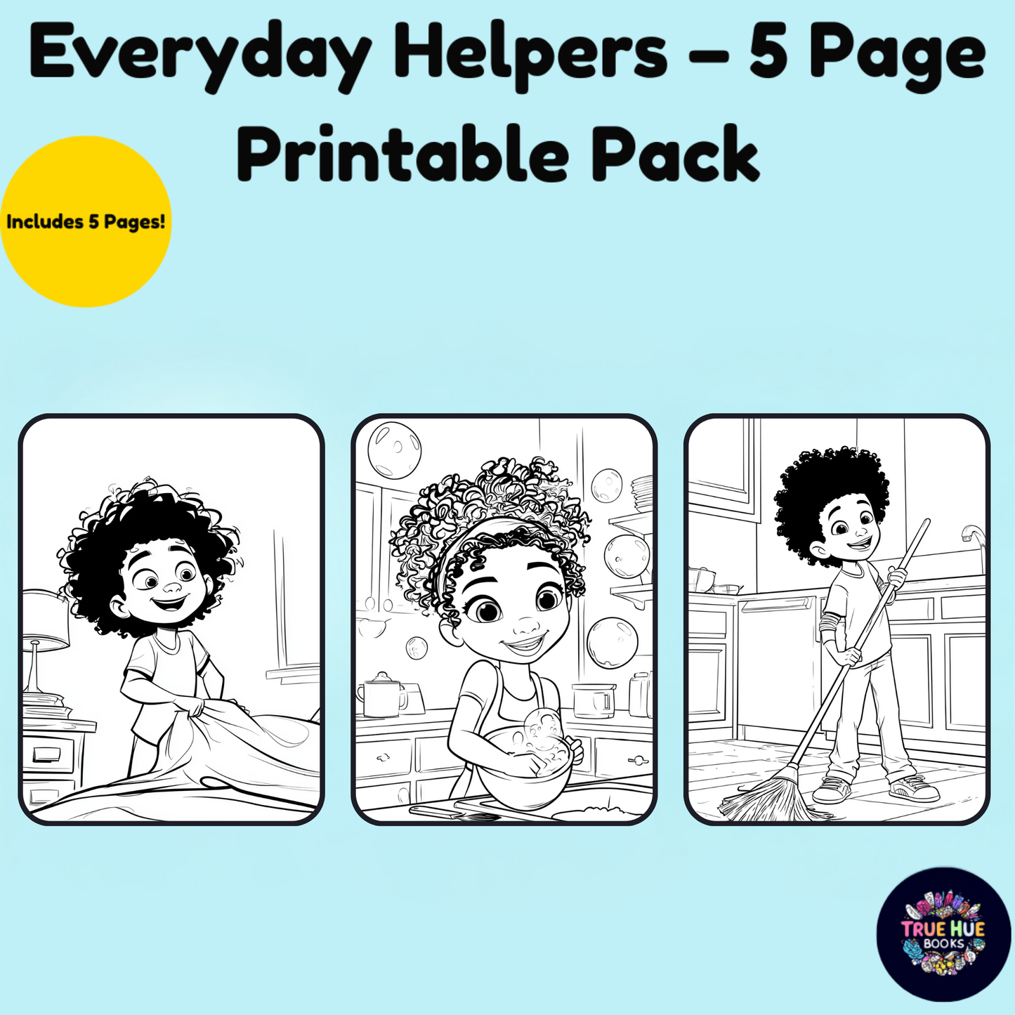 Everyday Helpers - 5 Page Digital Bundle